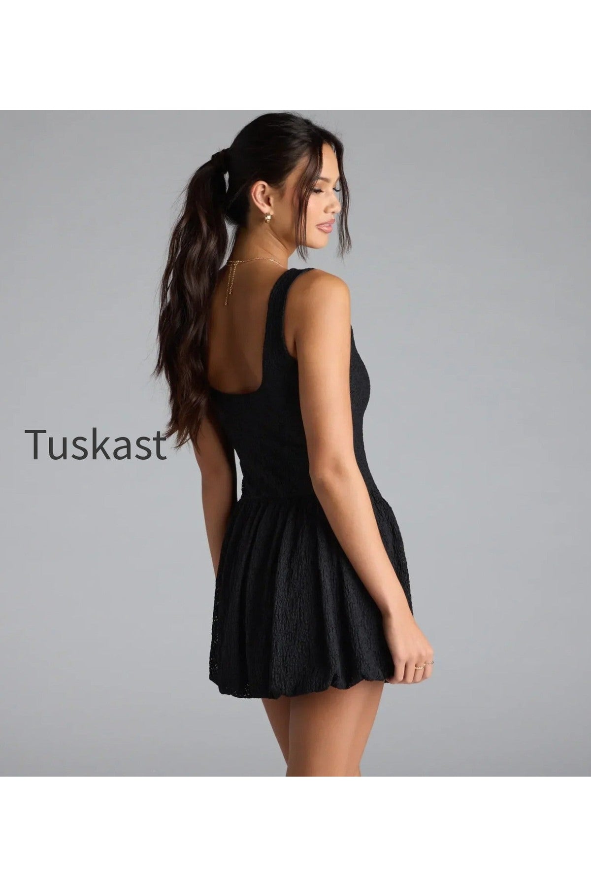 Gorgeous Energy Lace Skort Bubble Romper