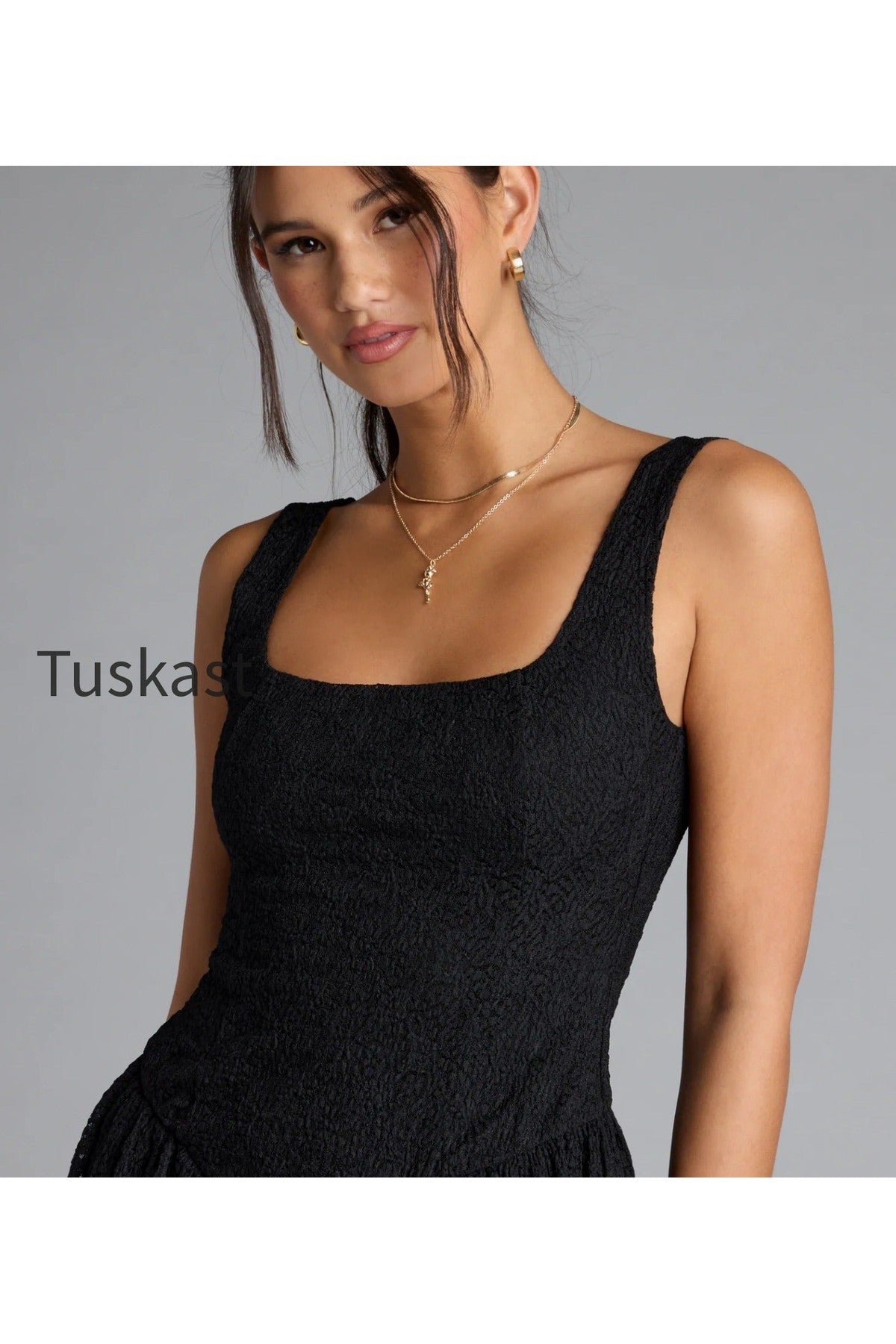 Gorgeous Energy Lace Skort Bubble Romper