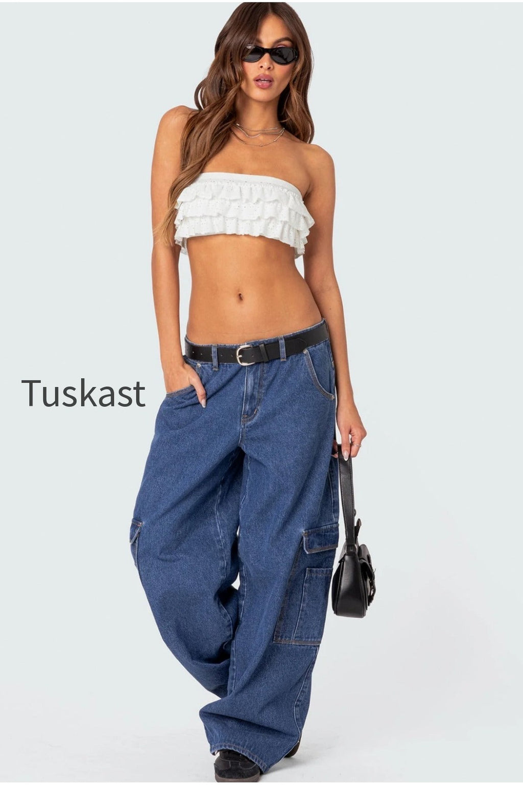 Super Baggy Oversized Belted Jeans