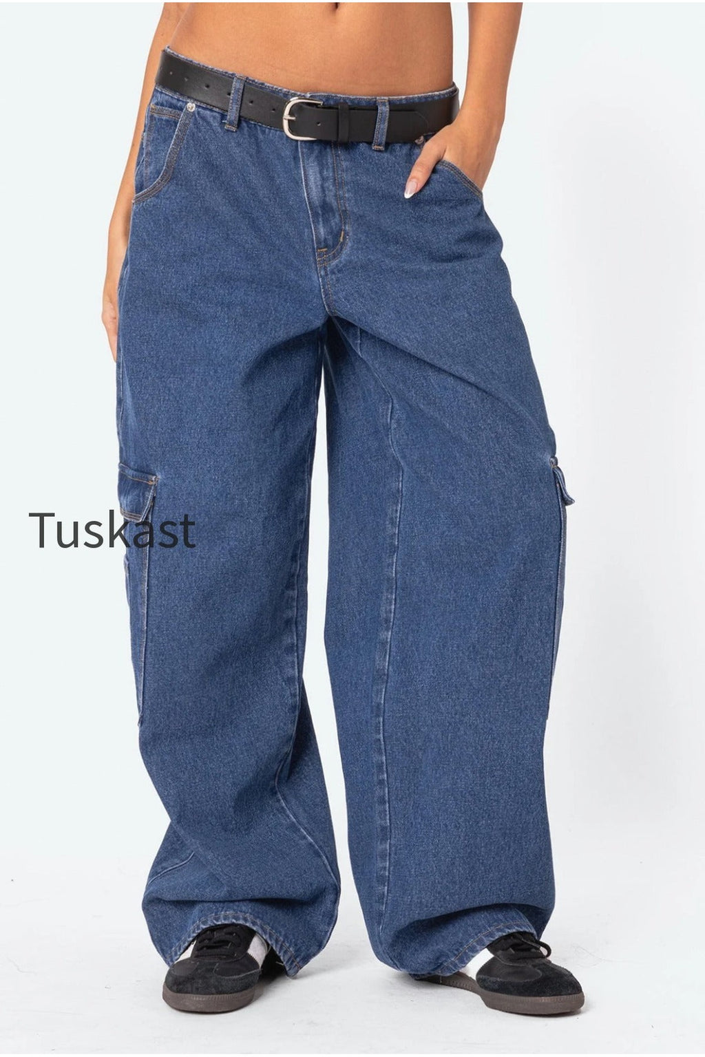 Super Baggy Oversized Belted Jeans