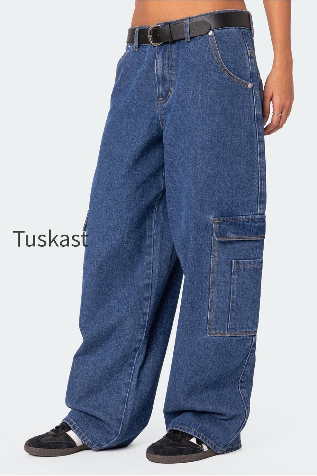 Super Baggy Oversized Belted Jeans