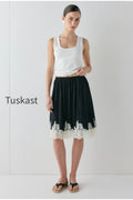 Thea Lace Skirt Black