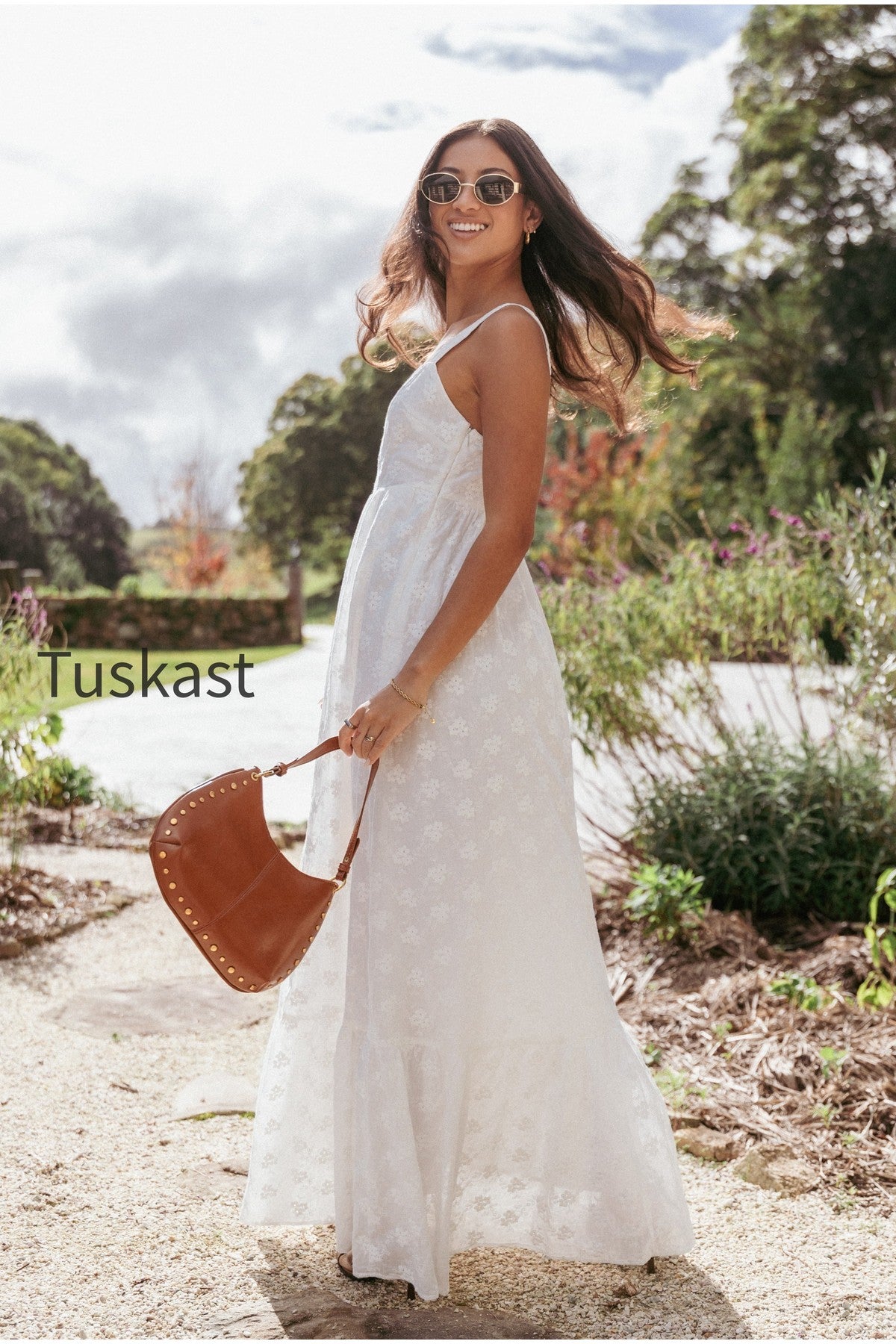 Reid Maxi Dress - White