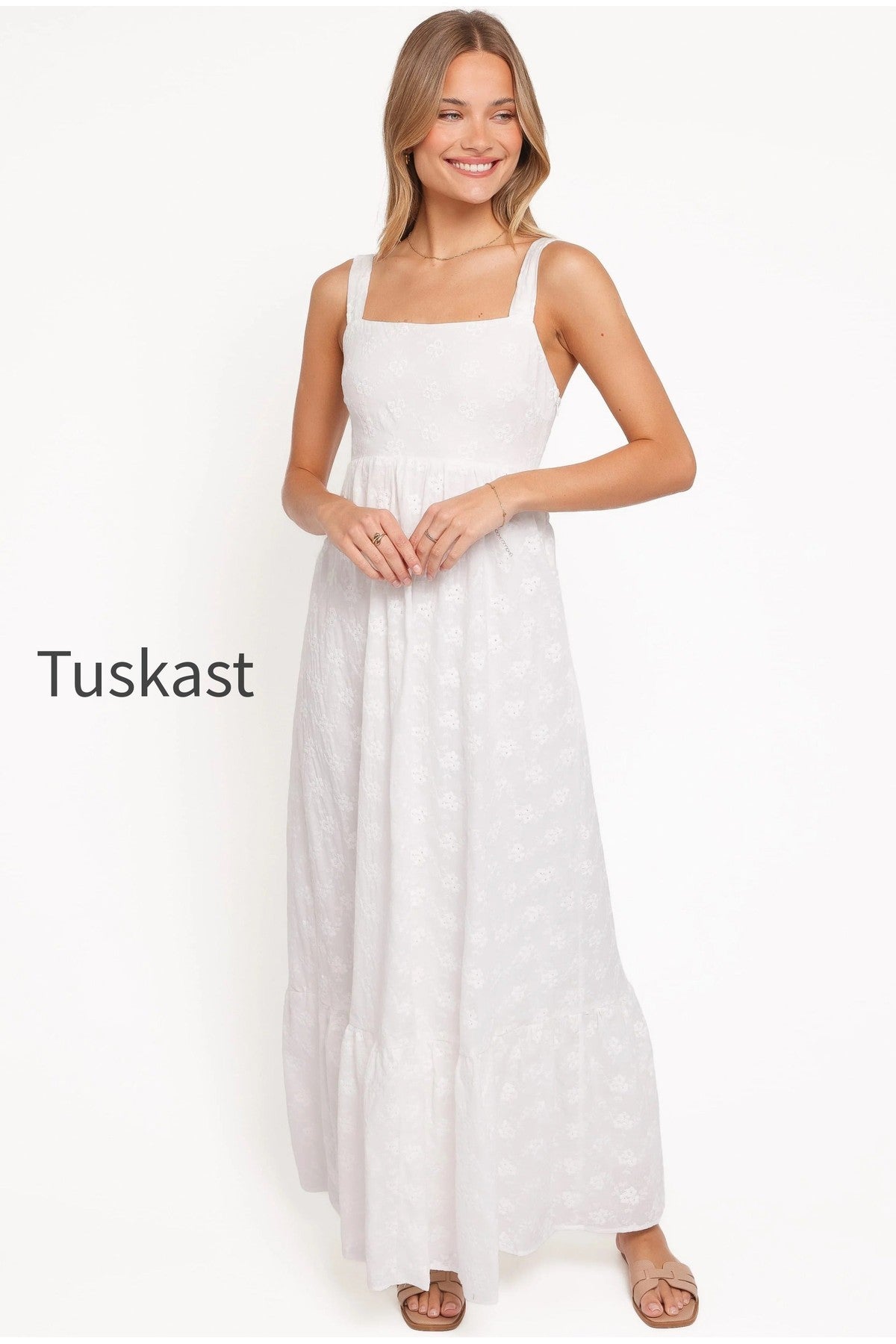 Reid Maxi Dress - White