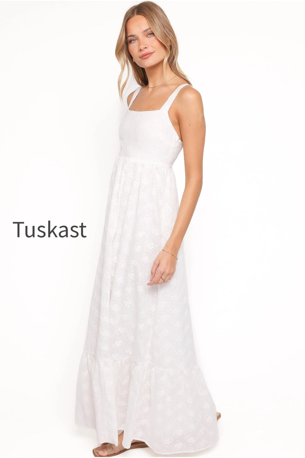 Reid Maxi Dress - White