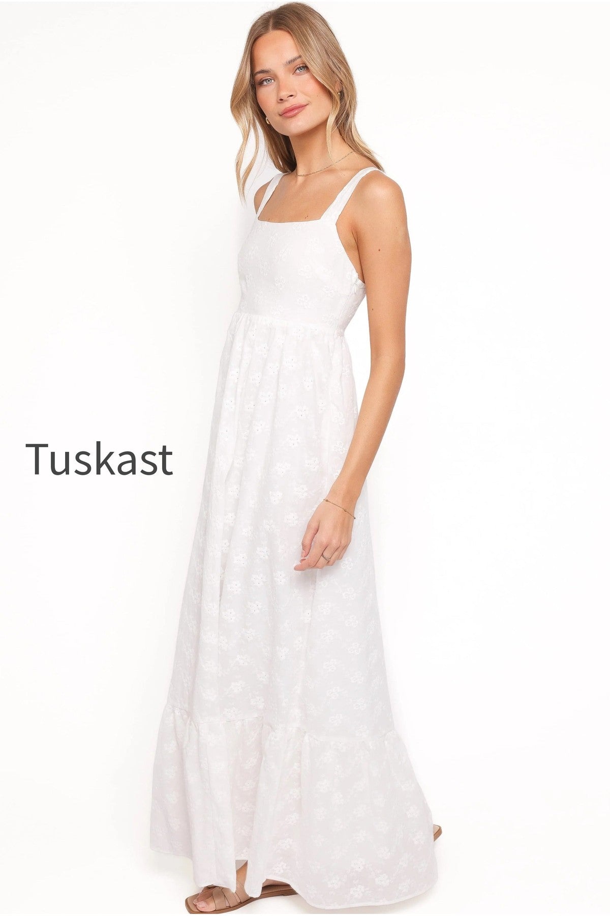 Reid Maxi Dress - White