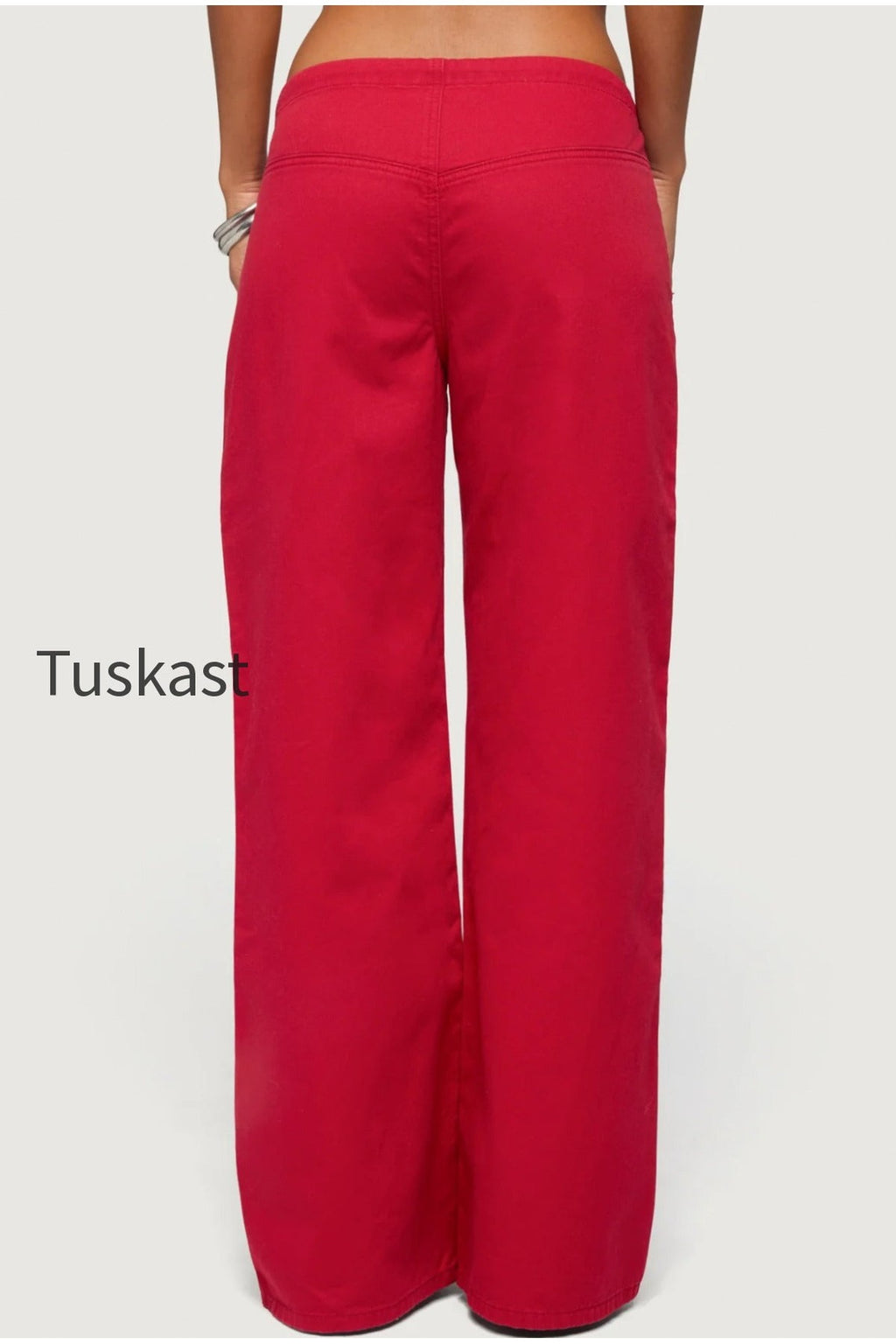 Kala Grommet Low Rise Baggy Jeans