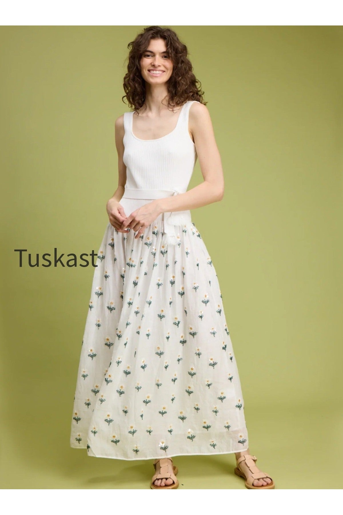 Beaded DAISY Maxi Dress