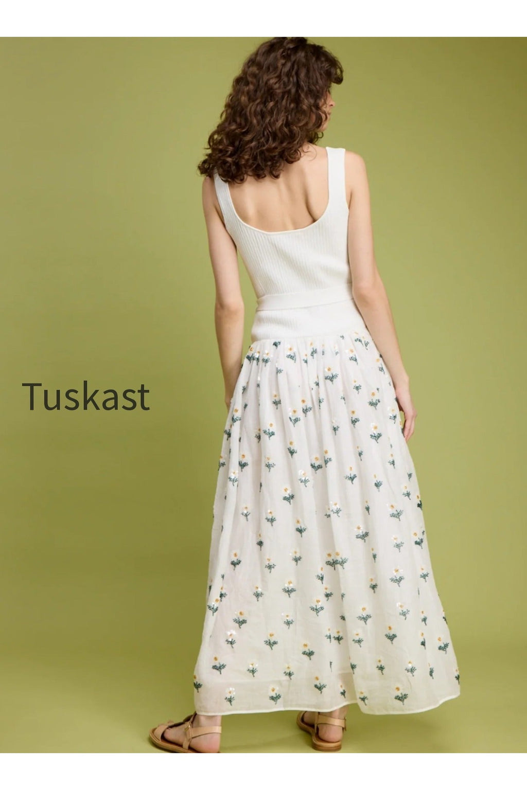 Beaded DAISY Maxi Dress