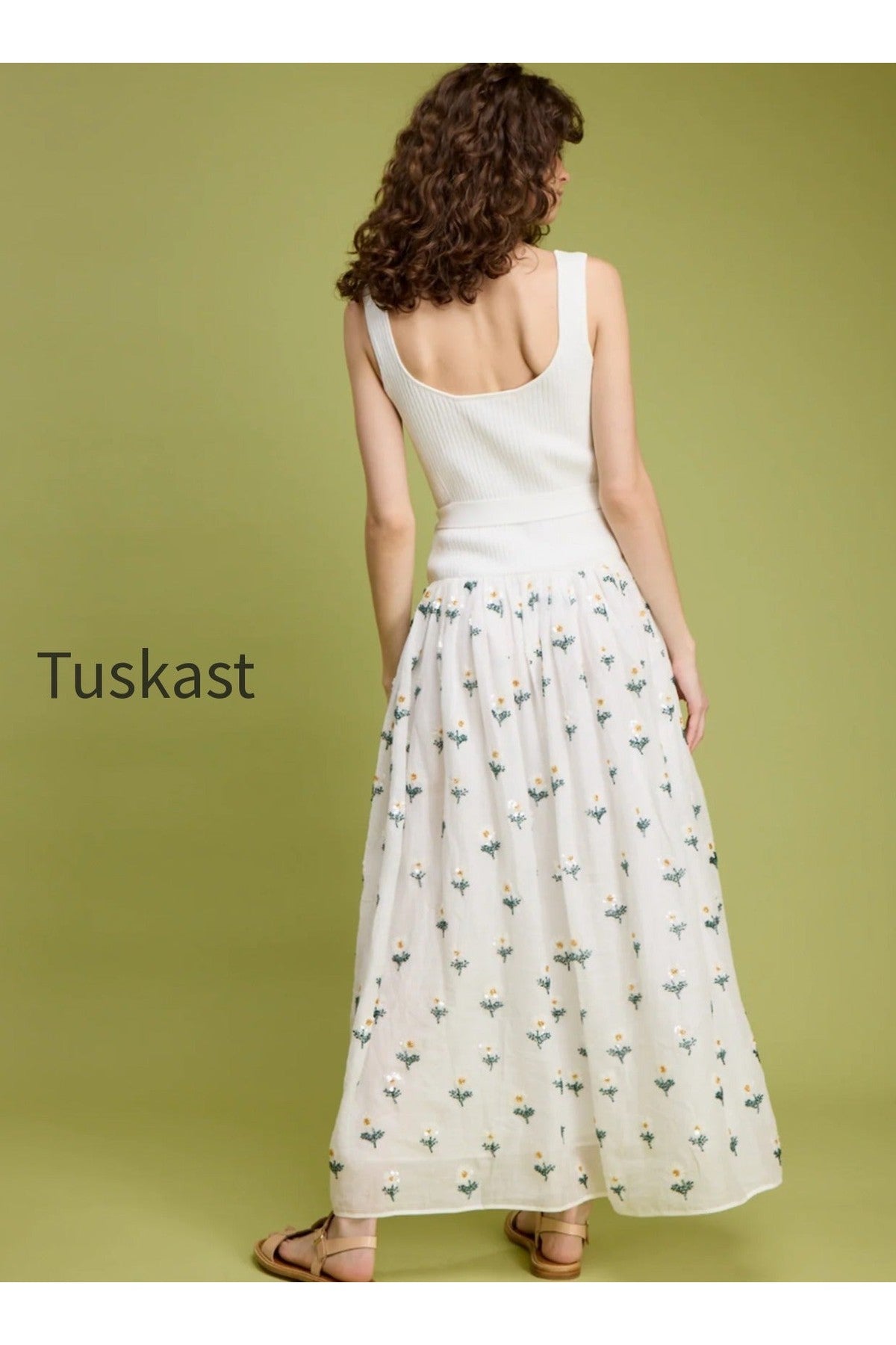 Beaded DAISY Maxi Dress