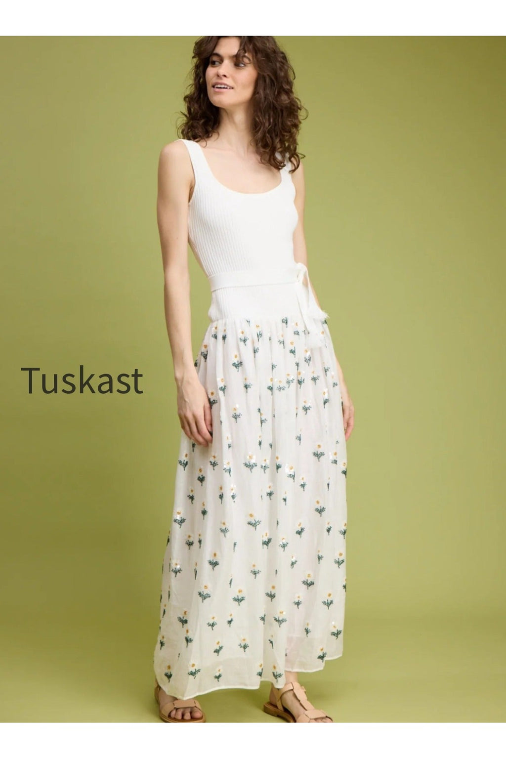 Beaded DAISY Maxi Dress