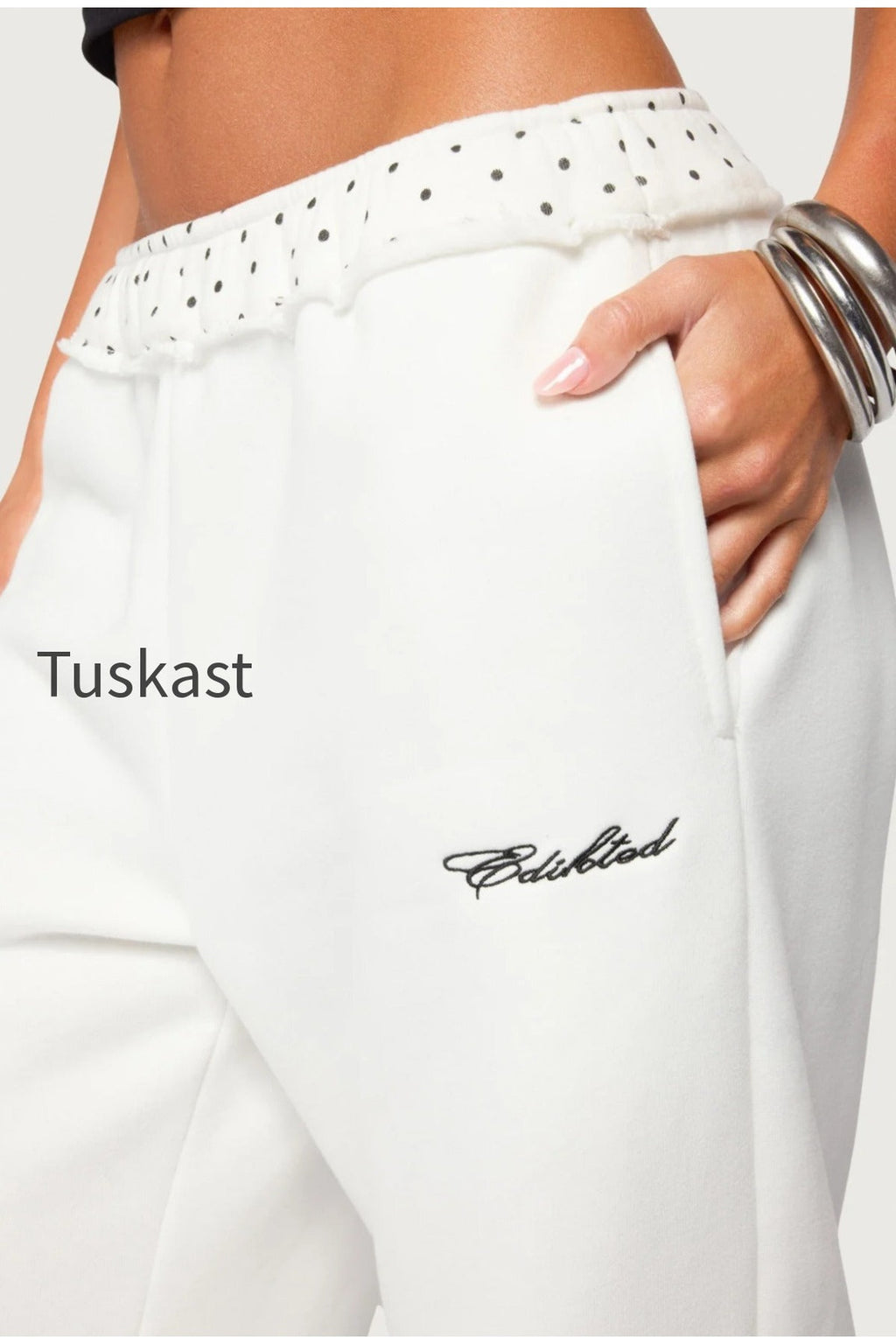 Deila Polka Dot Edikted Joggers