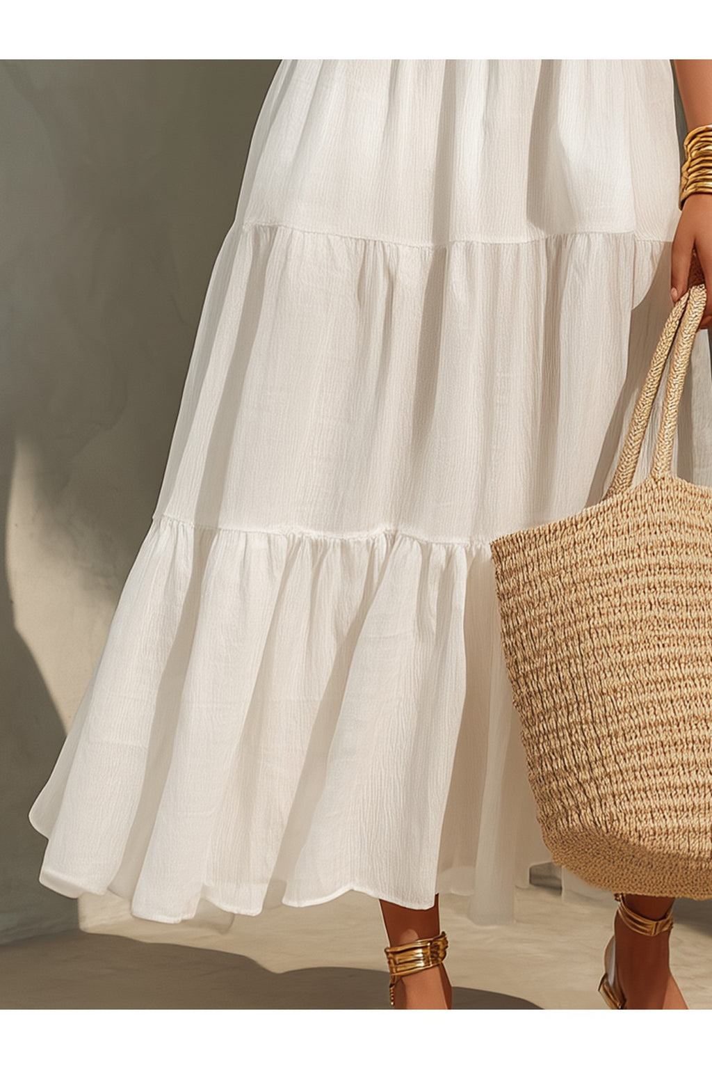 Romantic Halter Maxi Dress