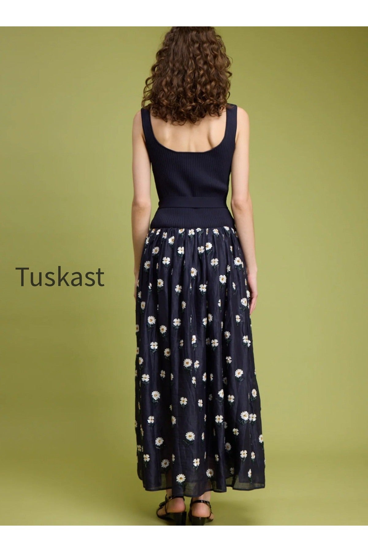 Beaded DAISY Maxi Dress