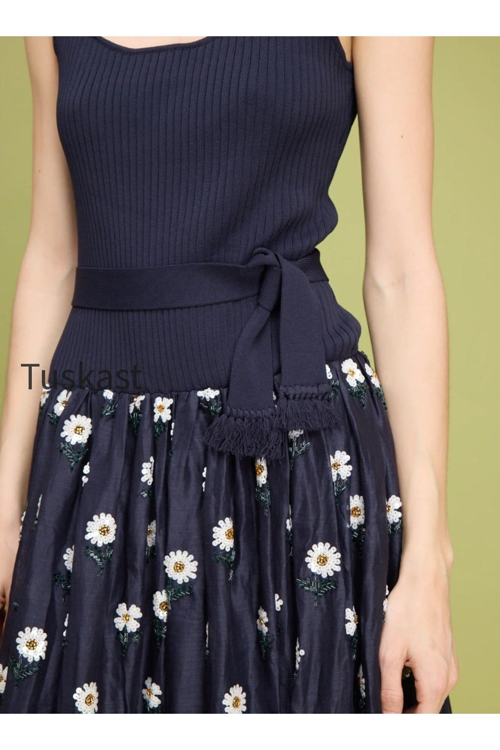 Beaded DAISY Maxi Dress