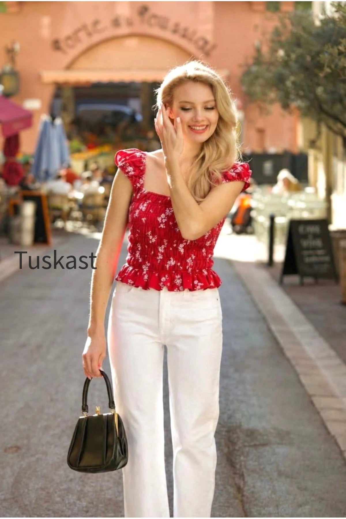 Lucy Smocked Top