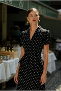 Andi Polka Dot Rayon Blouse