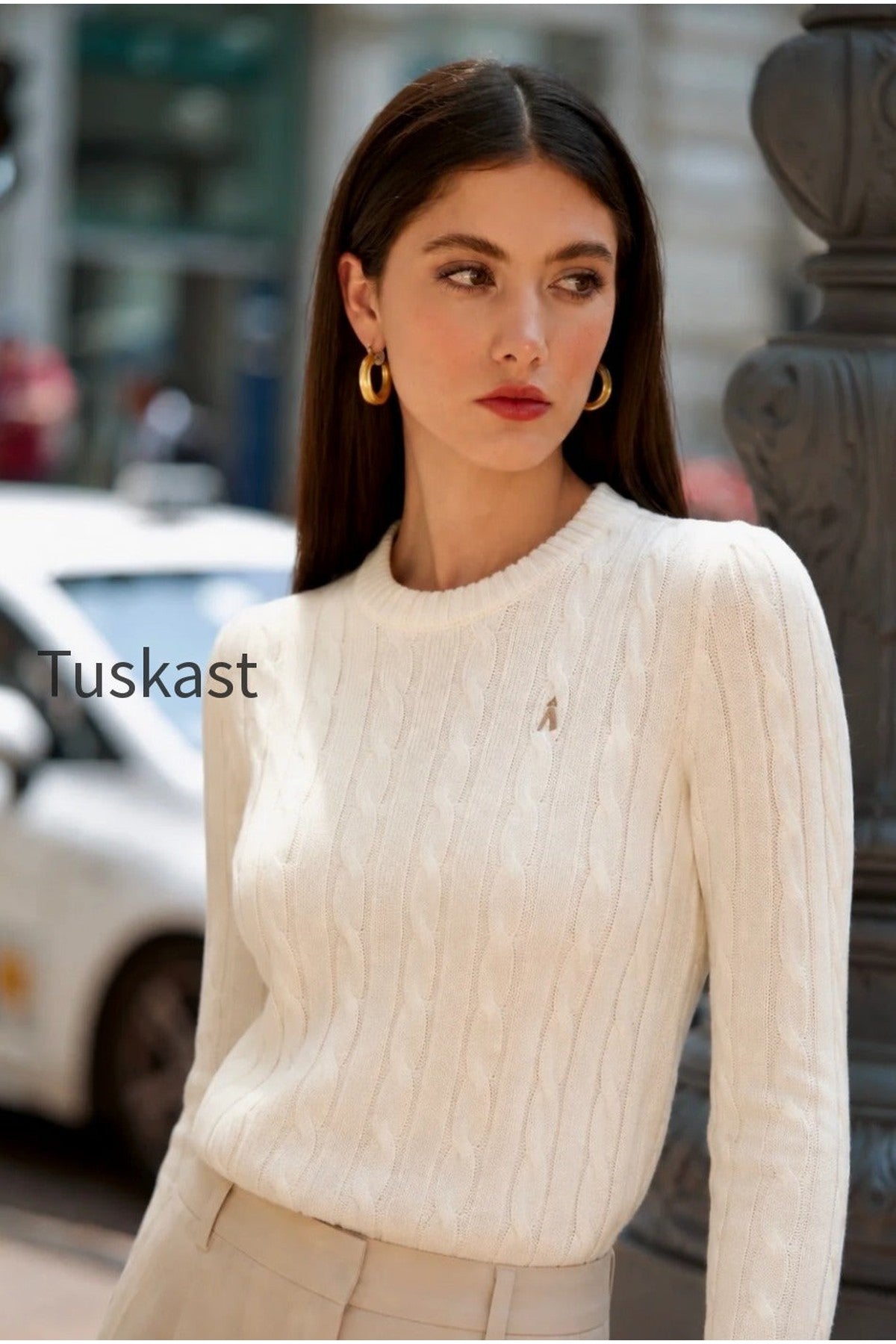 Christina Cotton Cashmere Sweater