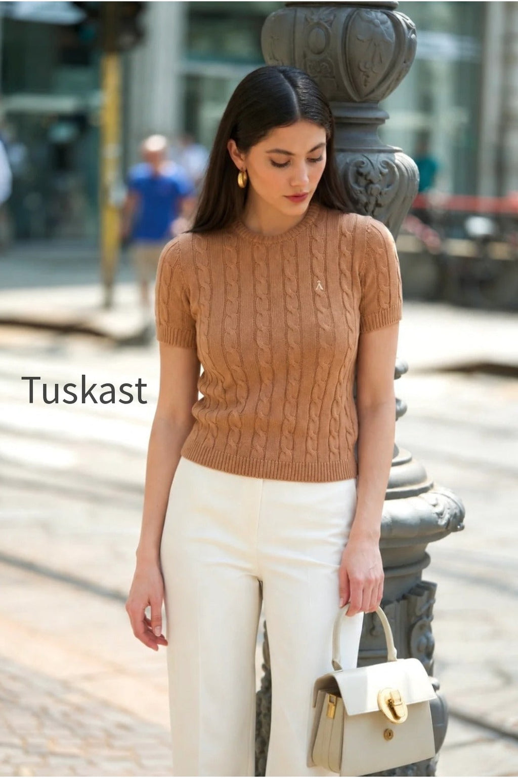 Tina Cable Knit Top