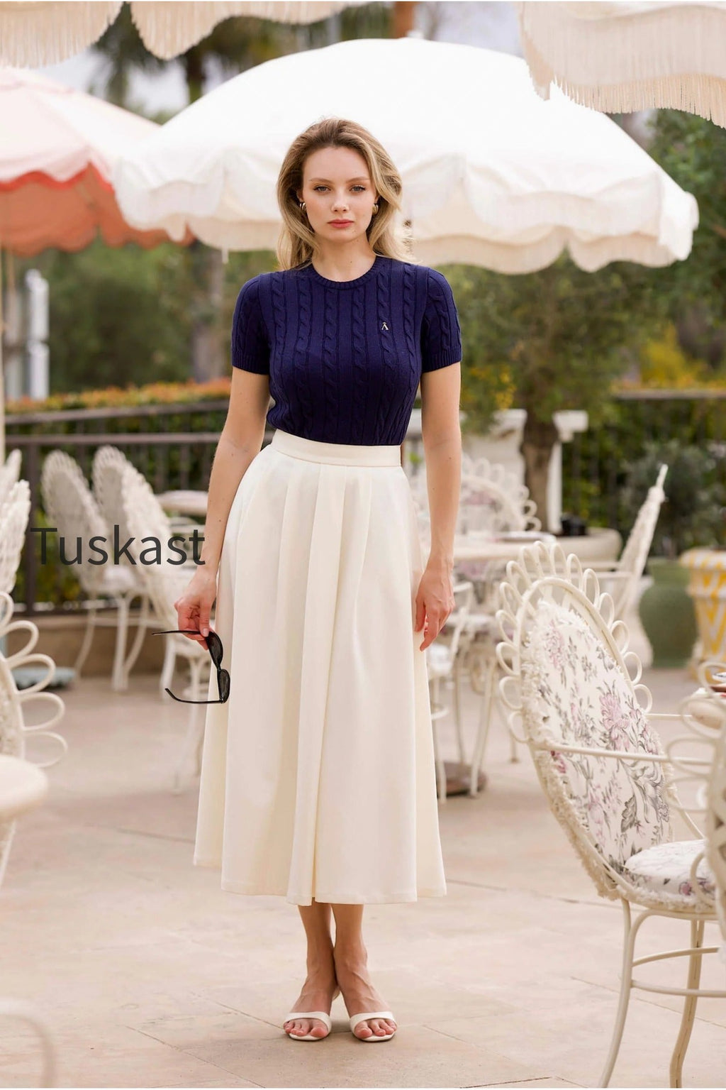 Tina Cable Knit Top