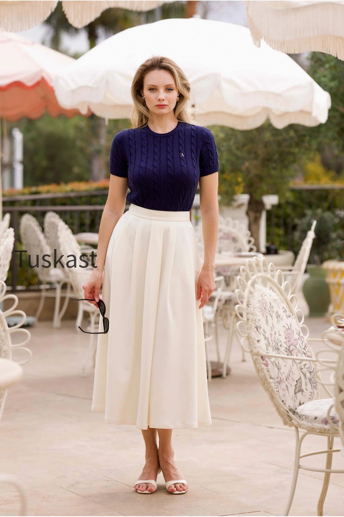 Tina Cable Knit Top