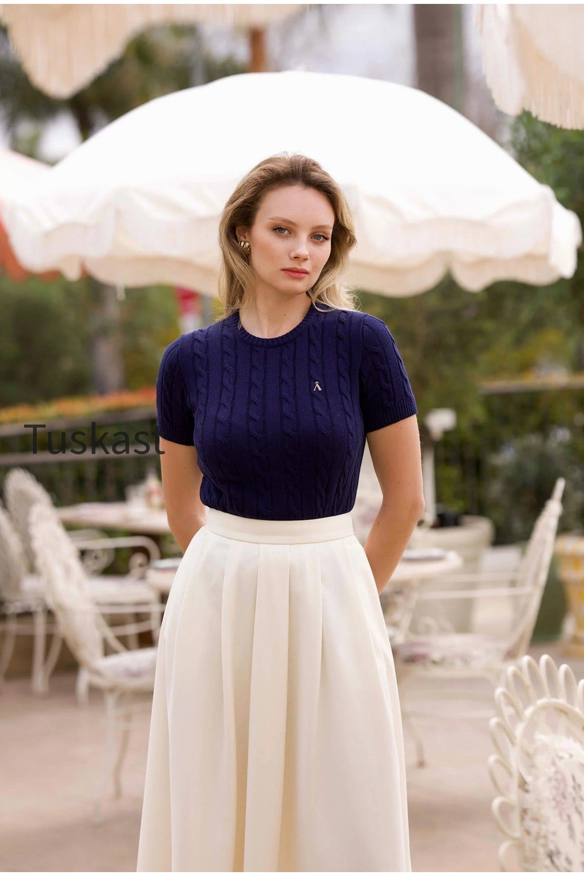 Tina Cable Knit Top